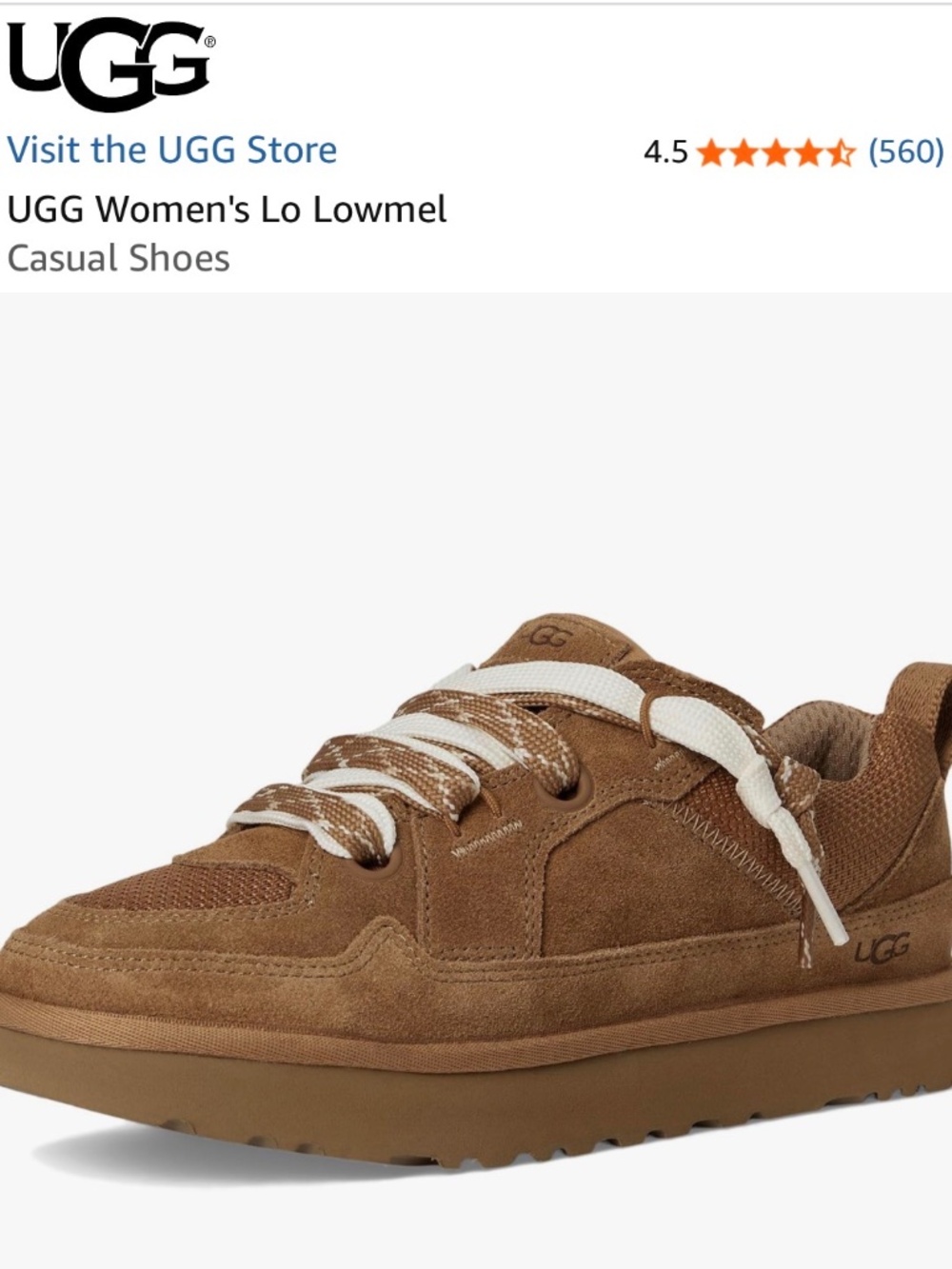 NEW Ugg Low Lowmel  Size 7 Women’s
